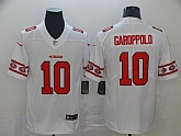 Nike 49ers 10 Jimmy Garoppolo White Team Logos Fashion Vapor Limited Jersey,baseball caps,new era cap wholesale,wholesale hats